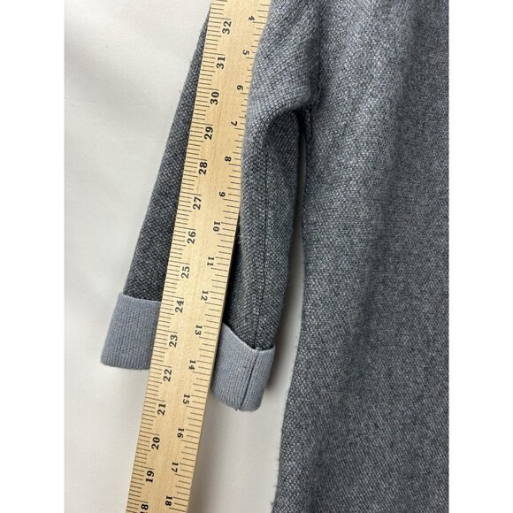 Benedetta B. Size M Merino Wool Cashmere Blend Neck Closure Open Cardigan Italy - Picture 4 of 13